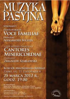 obraz-1 na stronie o tytule: Zaproszenie na koncert "Muzyka pasyjna"
