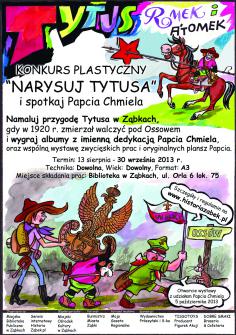 obraz-1 na stronie o tytule: KONKURS "NARYSUJ TYTUSA" I SPOTKAJ PAPCIA CHMIELA